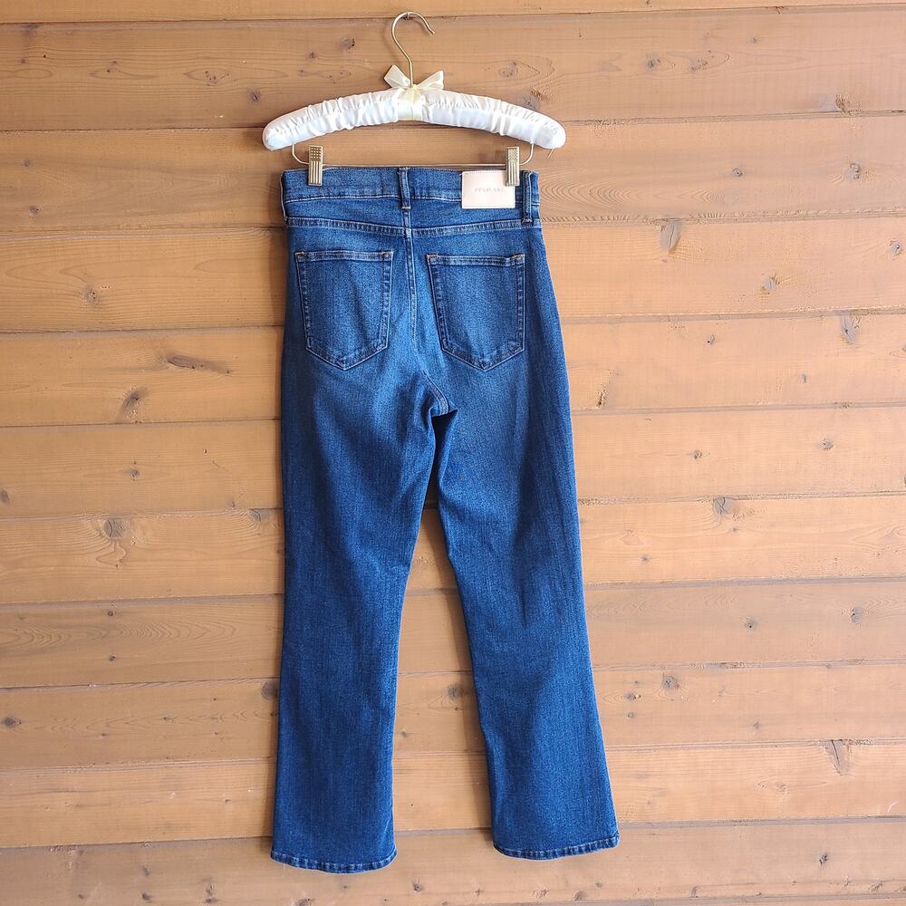 Everlane Authentic Stretch Slim Bootcut Jean 25 Boho Western Pant High Rise Crop - Picture 4 of 5